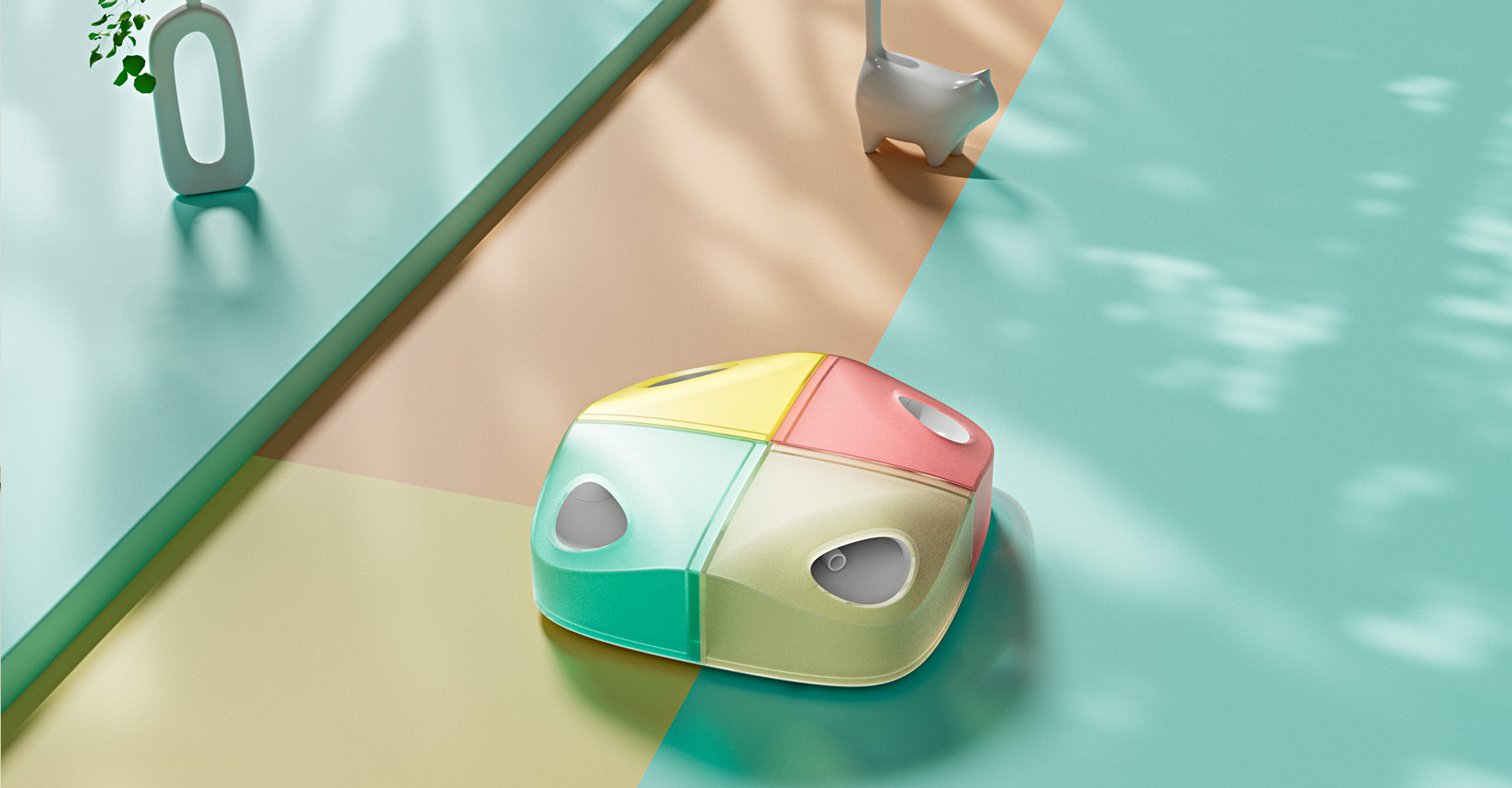 智能电动猫玩具自嗨解闷神器